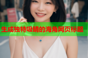 生成独特吸睛的海角网页标题